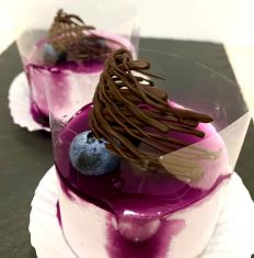 čučoriedková mini tortička: diabetická a bezgluténová